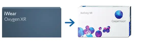 Lentes de Contacto iWear Oxygen XR * Lentes de Contacto iWear Oxygen XR *