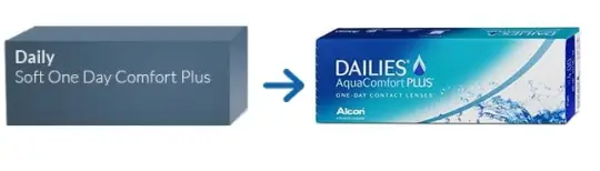 Lentes de Contacto Daily Soft One Day Comfort Plus Lentes de Contacto Daily Soft One Day Comfort Plus