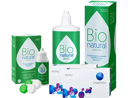 Lentes de Contato Biofinity + BioNatural - Packs
