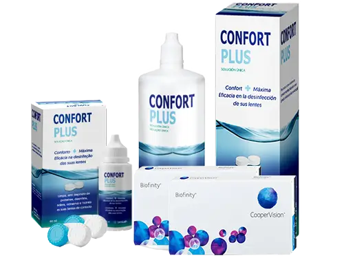 Lentes de Contato Biofinity + Confort Plus - Packs