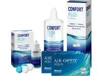 Lentes de Contato Air Optix Aqua + Confort Plus - Packs