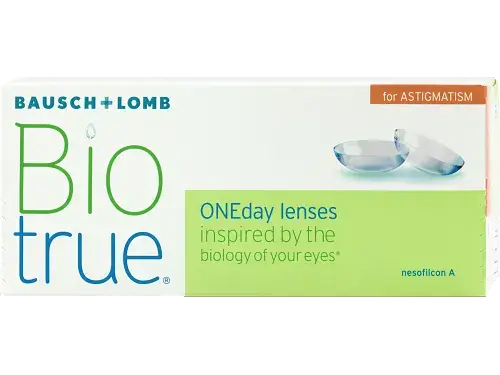 Lentes de Contacto Biotrue OneDay for Astigmatism