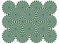 Ilusão de ótica: sensação de movimento