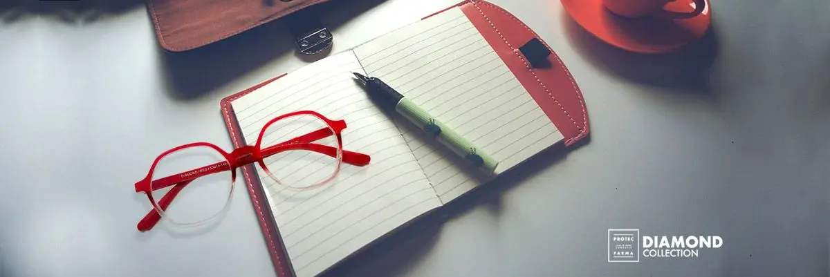 Óculos de Leitura: Diamond Red