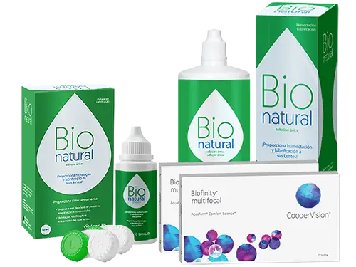Lentes de Contato Biofinity Multifocal + BioNatural - Packs