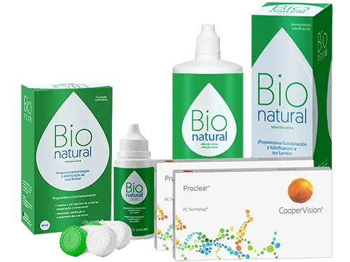 Lentes de Contato Proclear + BioNatural - Packs