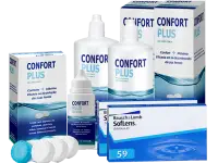 Lentes de Contato Soflens 59 + Confort Plus - Packs