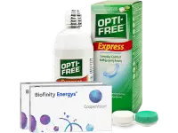 Lentes de Contato Biofinity Energys + Opti-Free Express - Packs