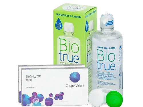 Lentes de Contato Biofinity Toric XR + Biotrue - Packs