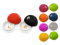 Estojo Soft Rubber Acessório Lentes de Contacto