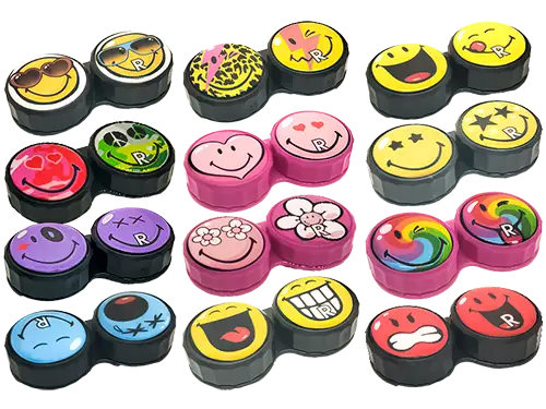 Estojo Smiley World Acessório Lentes de Contacto