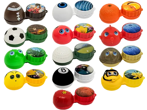 Estojo 3D Lens Case Acessório Lentes de Contacto