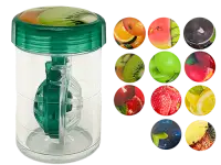 Estojo Barril Softpac Fruta Acessório Lentes de Contacto